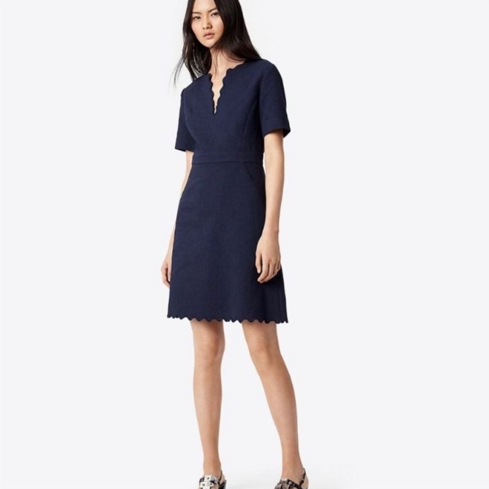 Tory Burch Bailey Dress in Tory Navy